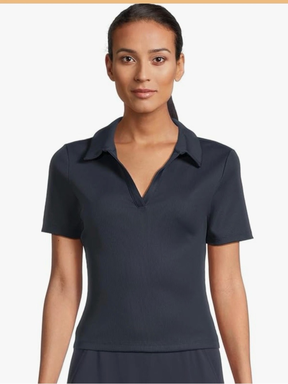 Travis Mathew Short Sleeve Moveknit Polo tennis Navy size Large